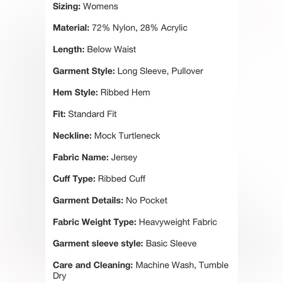 Women's Fuzzy Mock Turtleneck Pullover
Sweater - Universal Thread™' - Picture 6 of 6